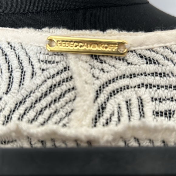 Rebecca Minkoff cream  lace blouse - Picture 3 of 5